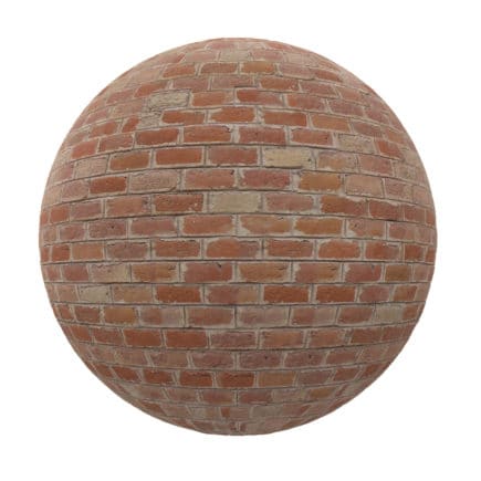 Brown Brick Wall PBR Texture