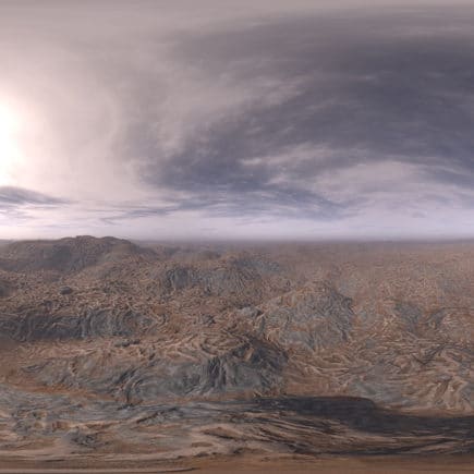 Late Afternoon Desert HDRI Sky