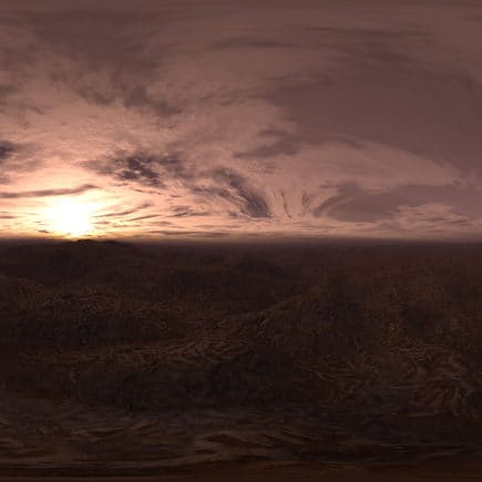 Late Evening Desert HDRI Sky