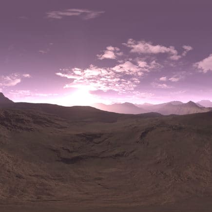 Morning Desert HDRI Sky