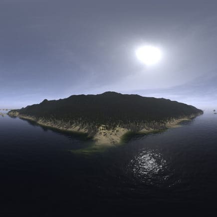 Before Noon Ocean Island HDRI Sky