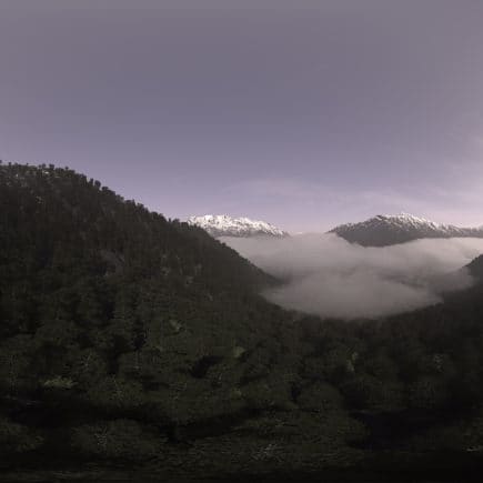 Late Afternoon Mountain Forest HDRI Sky