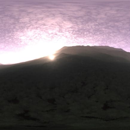 Morning Hill HDRI Sky