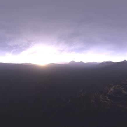Early Morning Tundra HDRI Sky