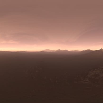 Late Evening Tundra HDRI Sky