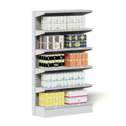 Market Shelf 3D Model - Canned Beer