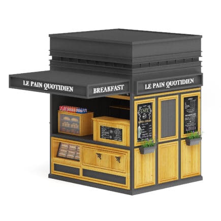 Breakfast Kiosk 3D Model