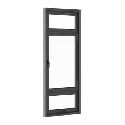 Black Metal Window 1100mm x 2700mm