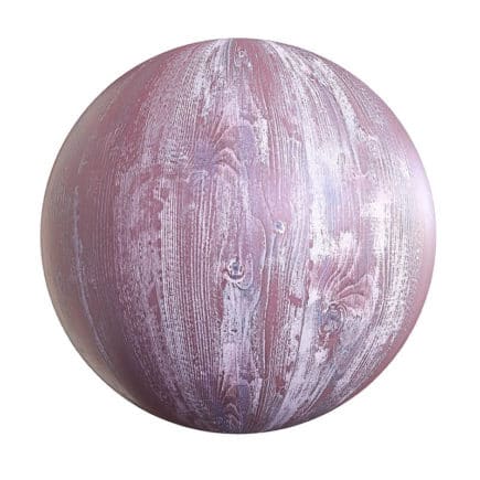 Red Painted Wood PBR Texture