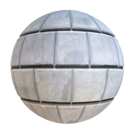 Grey Brick Wall PBR Texture