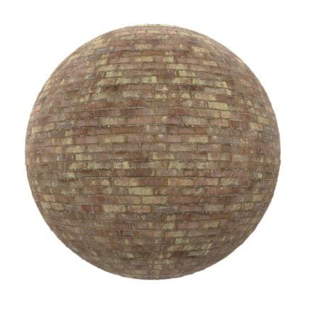 Dirty Brick Wall PBR Texture