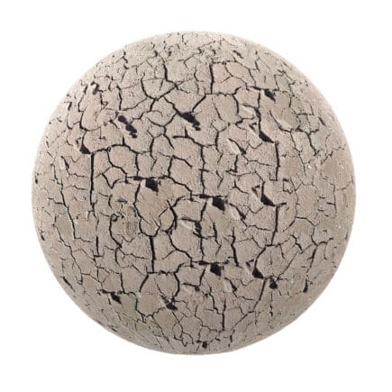 Dry Cracked Dirt PBR Texture