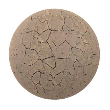 Dry Cracked Dirt PBR Texture