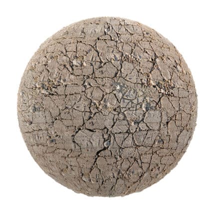 Dry Cracked Dirt PBR Texture
