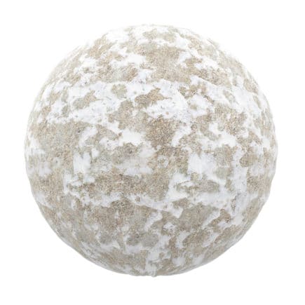 Frozen Ground with Snow PBR Texture