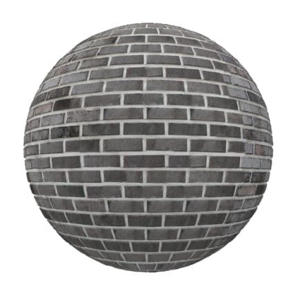 Grey Brick Wall PBR Texture