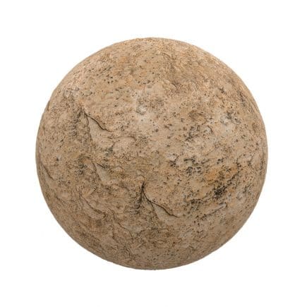 Rough Orange Stone PBR Texture